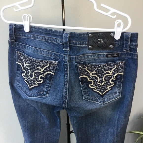 Miss Me Jeans Boot women's size 31 Bootcut Great Condition - Picture 10 of 16